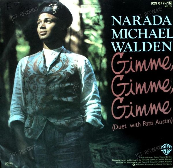 Narada Michael Walden - Gimme, Gimme, Gimme 7in 1985 (VG/VG)