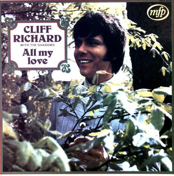 Cliff Richard With The Shadows - All My Love LP 1979 (VG+/VG+)