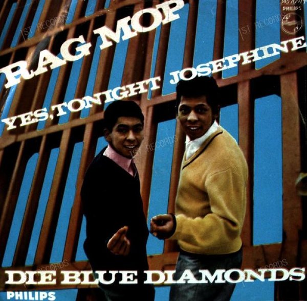 Die Blue Diamonds - Rag Mop / Yes Tonight Josephine 7in 1964 (VG/VG)