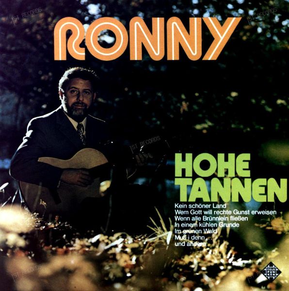 Ronny - Hohe Tannen LP 1974 (VG/VG)