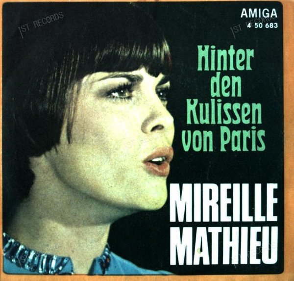 Mireille Mathieu - Hinter Den Kulissen Von Paris 7in Amiga 1969 (VG/VG)
