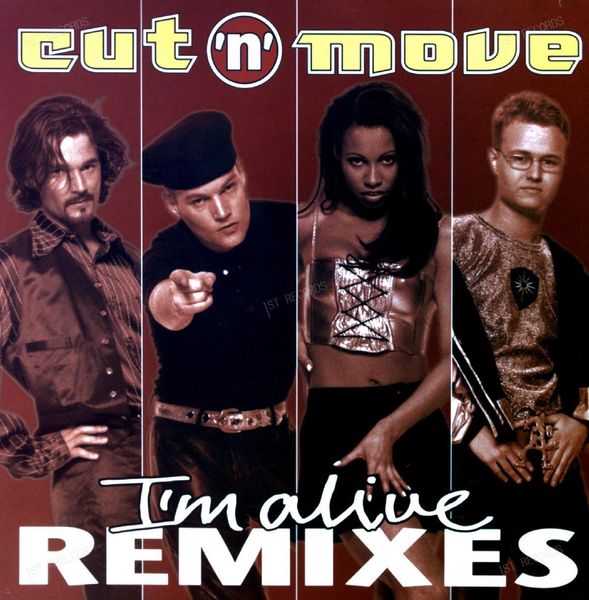 Cut 'N' Move - I'm Alive (Remixes) Maxi 1995 (VG+/VG+)