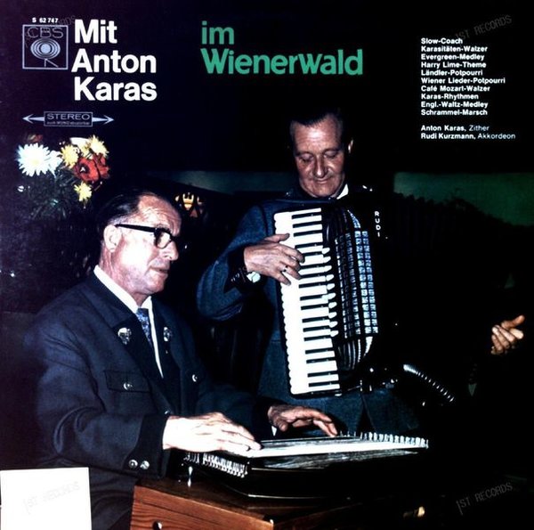 Anton Karas - Mit Anton Karas Im Wienerwald LP 1970 (VG/VG)