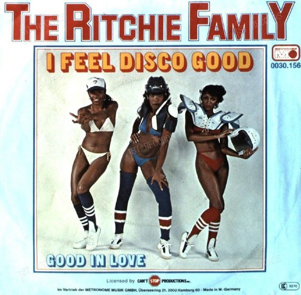The Ritchie Family - I Feel Disco Good 7in 1978 (VG/VG)