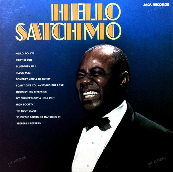 Louis Armstrong - Hello Satchmo - His Golden Favorites LP 1974 (VG/VG)
