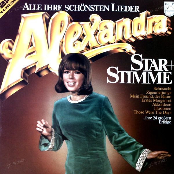 Alexandra - Star + Stimme - Alle Ihre Schönsten Lieder 2LP 1981 (VG+/VG+)