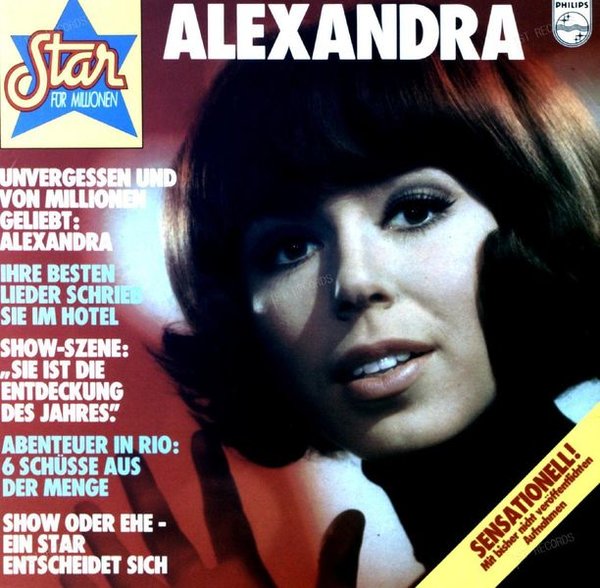 Alexandra - Star Für Millionen LP 1976 (VG+/VG+)