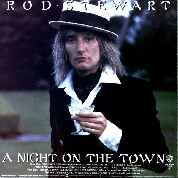 Rod Stewart - A Night On The Town LP 1976 (VG/VG)