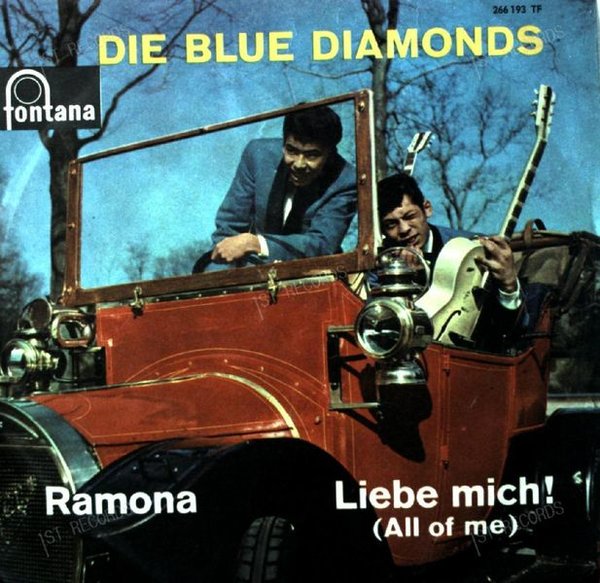 Die Blue Diamonds - Ramona / Liebe Mich! 7in 1960 (VG+/VG+)