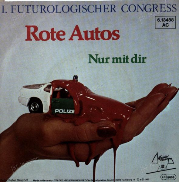 1. Futurologischer Congress - Rote Autos 7in 1982 (VG+/VG+)