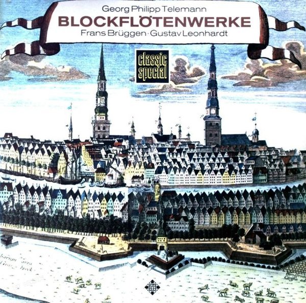 Georg Philipp Telemann - Brüggen • Leonhardt - Blockflötenwerke LP (VG/VG)