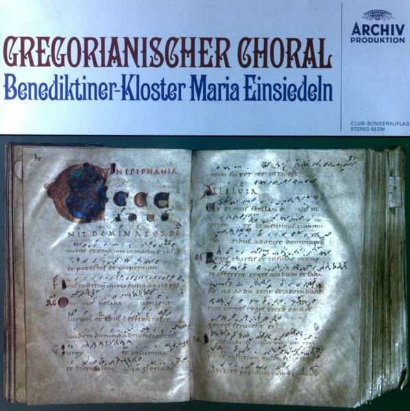 Benediktiner-Kloster Maria Einsiedeln - Gregorianischer Choral LP 1973 (VG/VG)