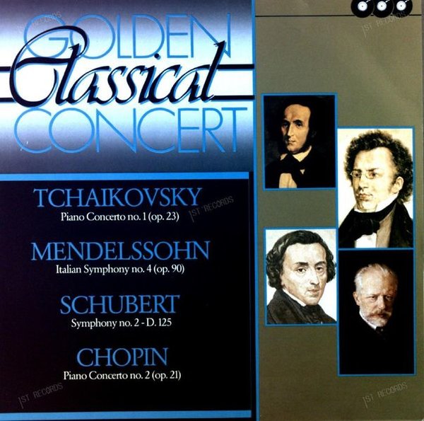 Tchaikovsky, Mendelssohn, Chopin, Schubert - Golden Classical Concert 3LP (VG+/VG+)