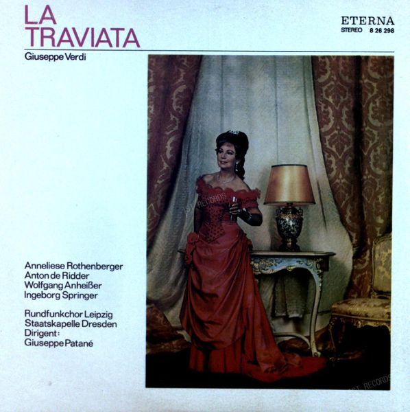 Verdi - Rundfunkchor Leipzig, Staatskapelle Dresden - La Traviata LP (VG+/VG+)