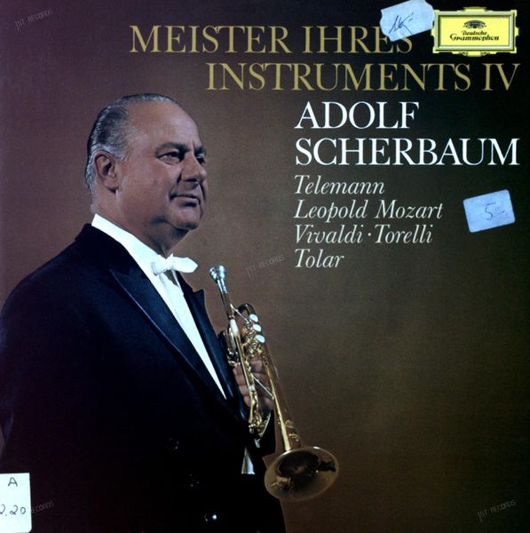 Adolf Scherbaum - Meister Ihres Instruments IV, Telemann, Mozart GER LP (VG/VG)