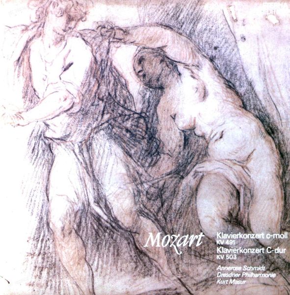 Mozart - Klavierkonzert C-moll KV 491, Klavierkonzert C-dur KV 503 LP 1974 (VG/VG)