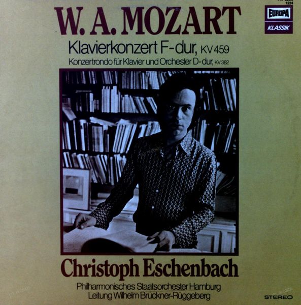Mozart - Klavierkonzert F-Dur, KV 459, Konzertrondo D-Dur, KV 382 LP (VG/VG)