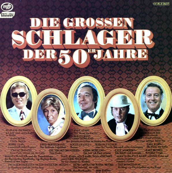 Various - Die Grossen Schlager Der 50er Jahre 2LP (VG+/VG+)