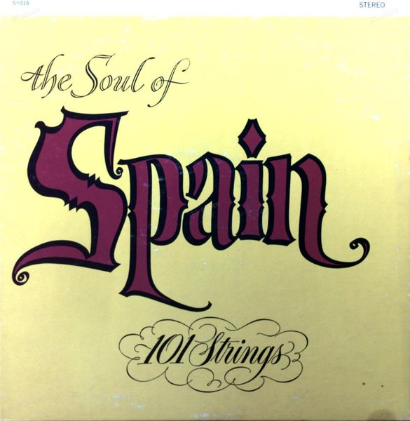 101 Strings - The Soul Of Spain LP 1958 (VG/VG)