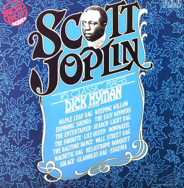 Scott Joplin, Dick Hyman - 16 Classic Rags LP 1975 (VG+/VG+)