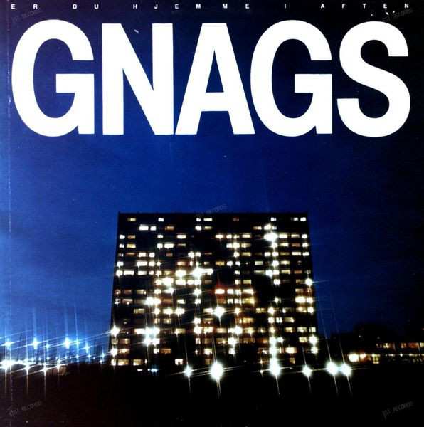Gnags - Er Du Hjemme I Aften LP 1978 (VG/VG)