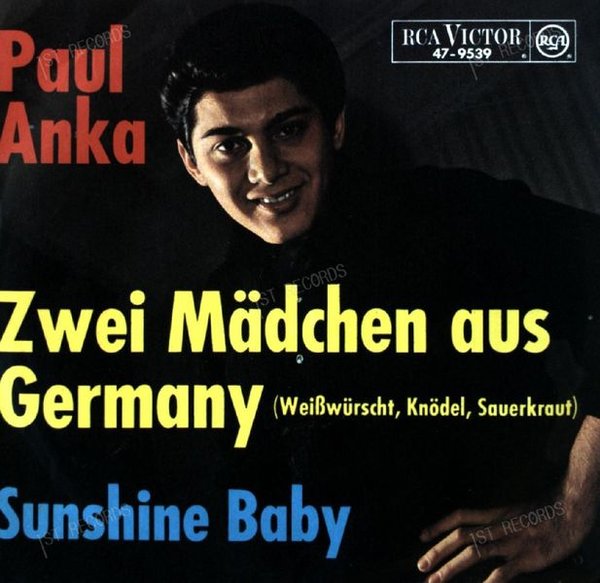 Paul Anka - Zwei Mädchen Aus Germany 7in (VG+/VG+)
