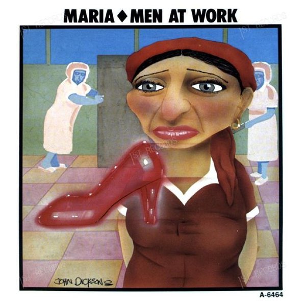 Men At Work - Maria 7in (VG+/VG+)