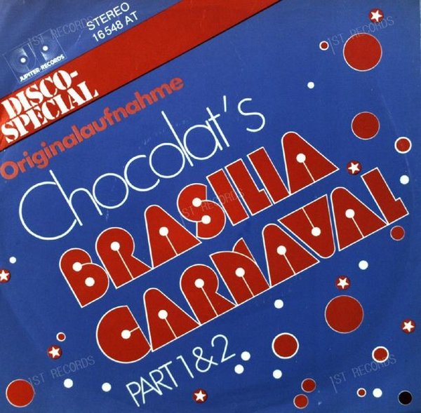 Chocolat's - Brasilia Carnaval (Part 1&2) 7in (VG/VG)