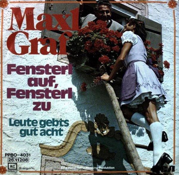 Maxl Graf - Fensterl Auf, Fensterl Zu 7in (VG+/VG+)