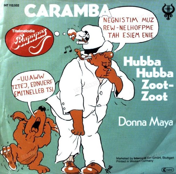 Caramba - Hubba Hubba Zoot-Zoot / Donna Maya 7in (VG/VG)