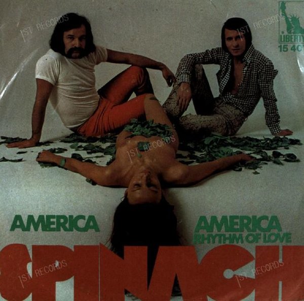 Spinach - America America / Rhythm Of Love 7in (VG/VG)