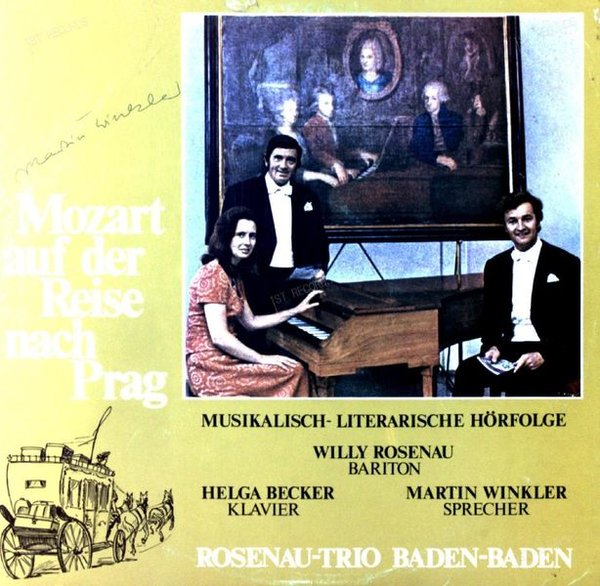 Rosenau-Trio Baden-Baden, Becker, Winkler - Mozart Auf Reise Nach Prag LP (VG/VG)