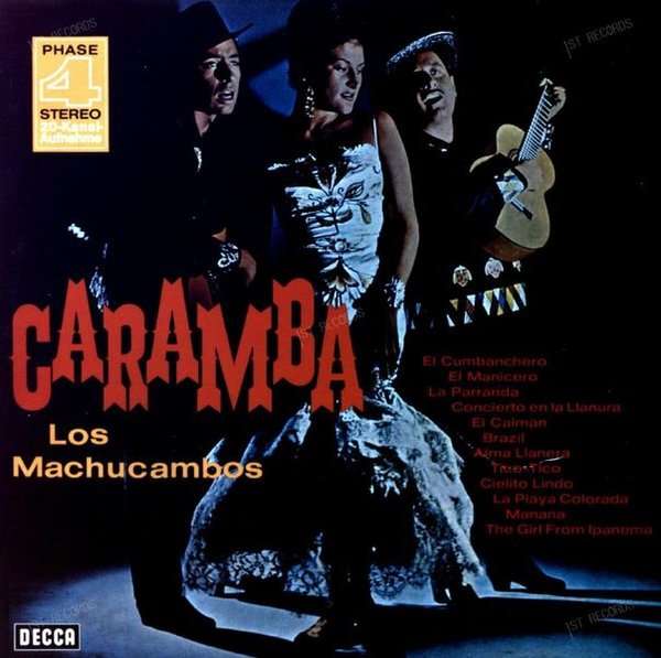 Los Machucambos - Caramba! LP (VG+/VG+)