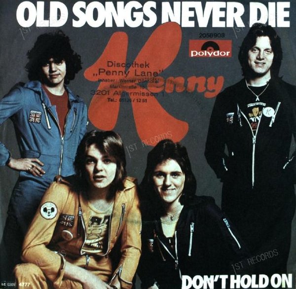 Kenny - Old Songs Never Die 7in (VG/VG)