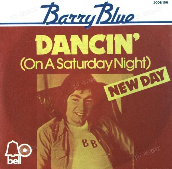 Barry Blue - Dancin' (On A Saturday Night) / New Day 7in (VG+/VG+)