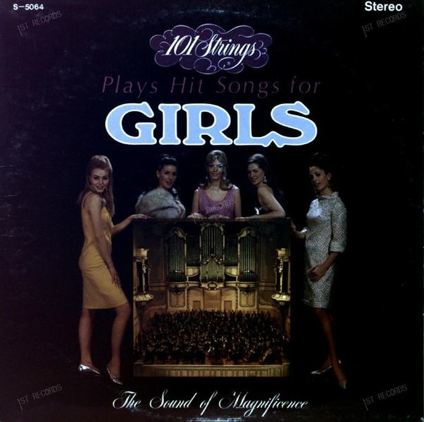 101 Strings - Play Hit Songs For Girls LP (VG/VG)