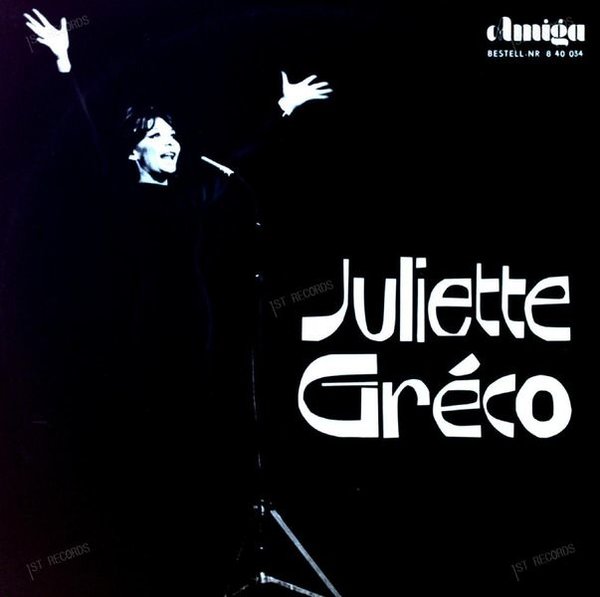 Juliette Gréco - Juliette Gréco LP AMIGA (VG+/VG+)