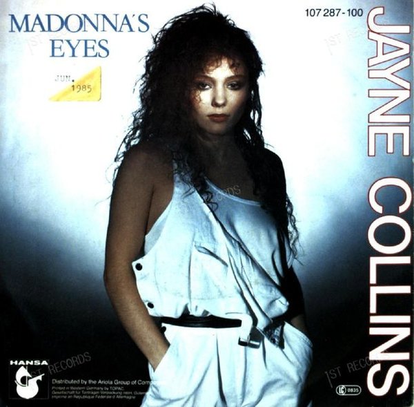 Jayne Collins - Madonna's Eyes 7in (VG/VG)