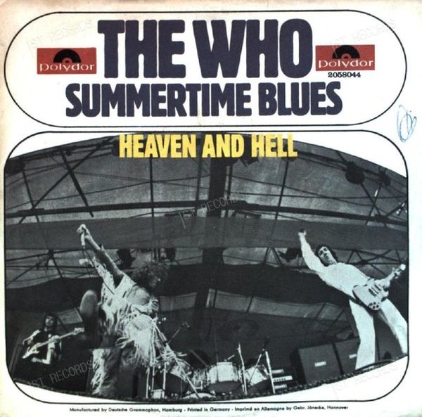 The Who - Summertime Blues / Heaven & Hell 7in (VG/VG)