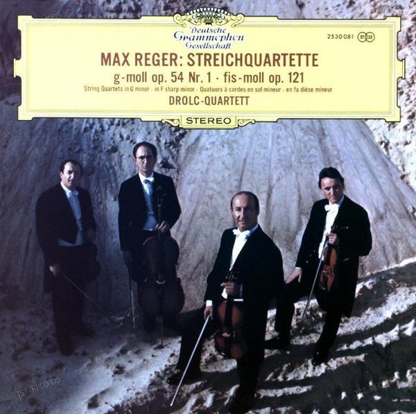 Max Reger, Drolc-Quartett - Streichquartette G-Moll Op. 54 Nr. 1 • LP (VG+/VG+)