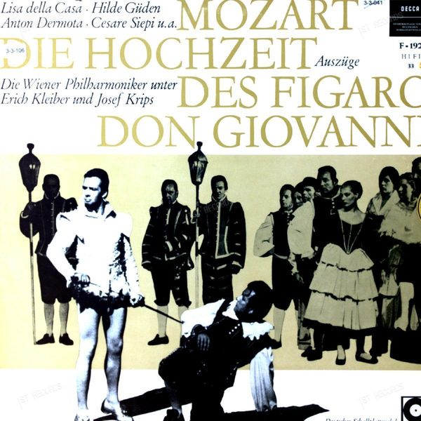 Mozart - Kleiber, Krips - Die Hochzeit Des Figaro/Don Giovanni (Auszüge) LP (VG/VG)
