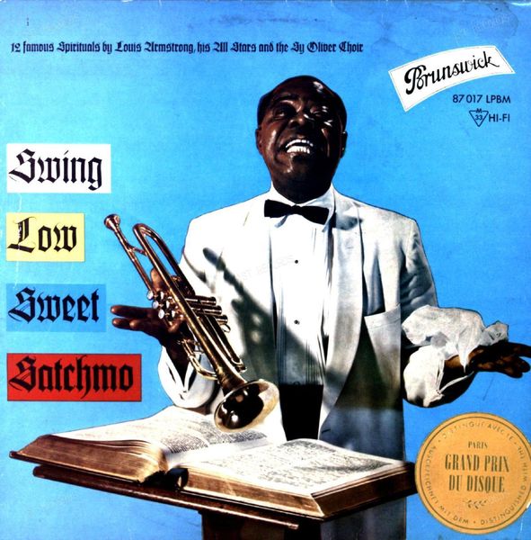 Louis Armstrong, His Allstars - Swing Low Sweet Satchmo GER LP 1961 (VG/VG)