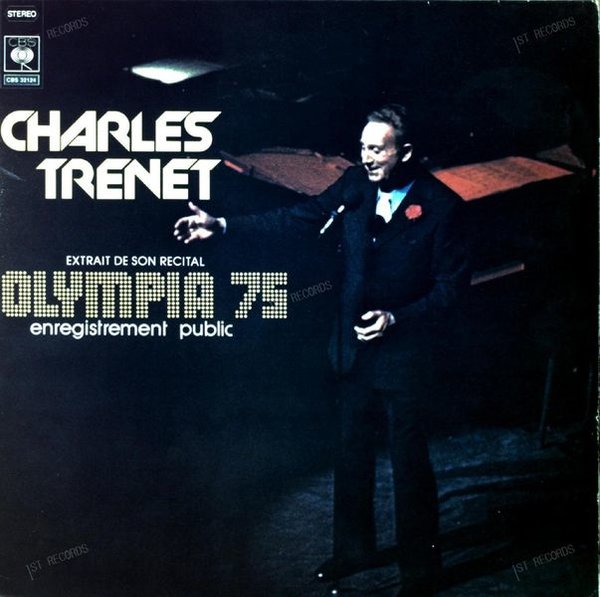 Charles Trenet - Olympia 75 LP (VG+/VG+)