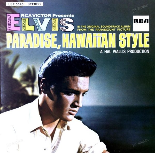 Elvis Presley - Paradise, Hawiian Style LP (VG+/VG+)