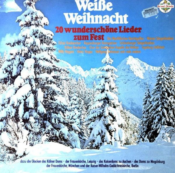 Various - Weiße Weihnacht - 20 Wunderschöne Lieder Zum Fest LP (VG/VG)