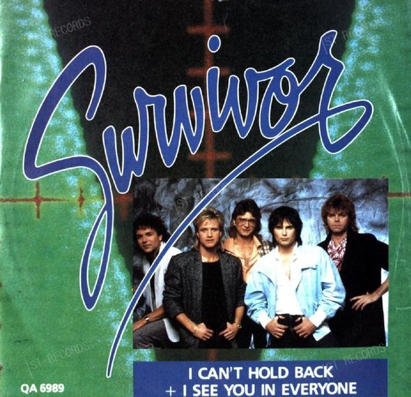 Survivor - I Can't Hold Back / I See You In Everyone 7in (VG/VG)