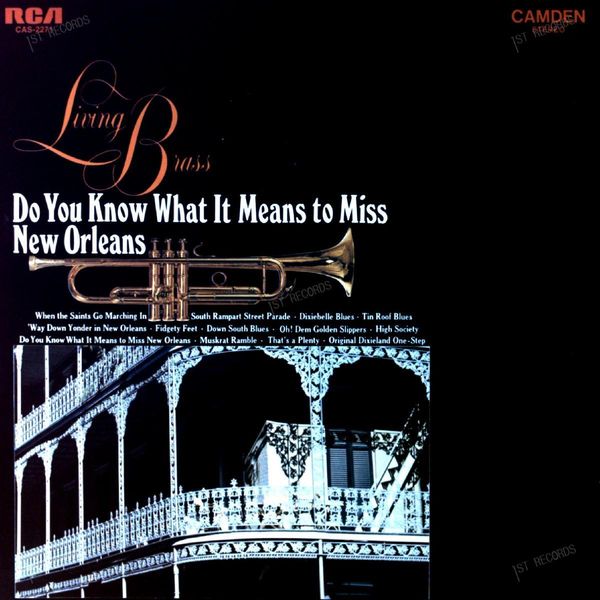 Living Brass - Do You Know What It Means To Miss New Orleans LP (VG+/VG+)