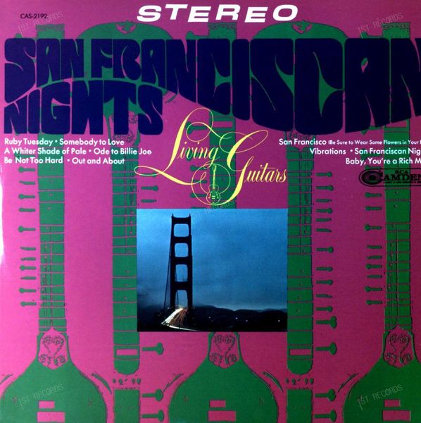 Living Guitars - San Franciscan Nights LP (VG+/VG+)