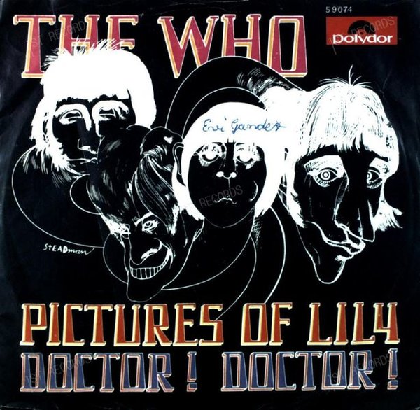 The Who - Pictures Of Lily / Doctor! Doctor! 7in (VG/VG)