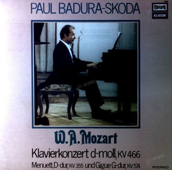 Paul Badura-Skoda, W. A. Mozart - Klavierkonzert D-moll, KV 466 LP (VG/VG)
